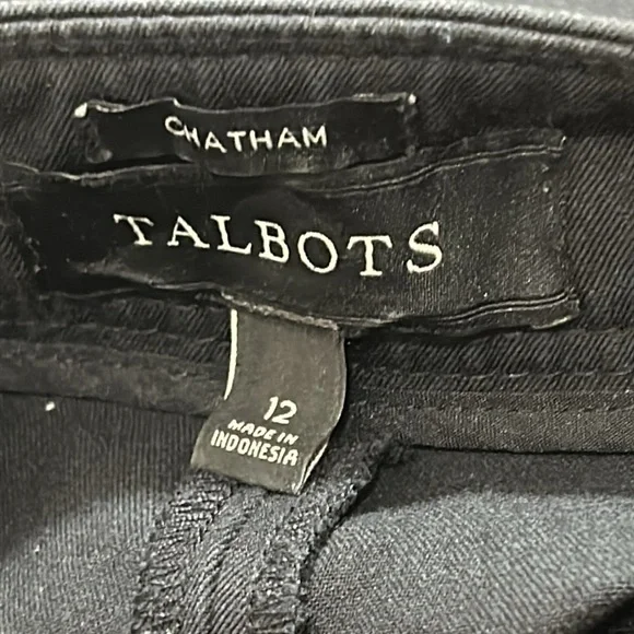 Talbots women’s black pants size 12 GUC - Picture 6 of 6